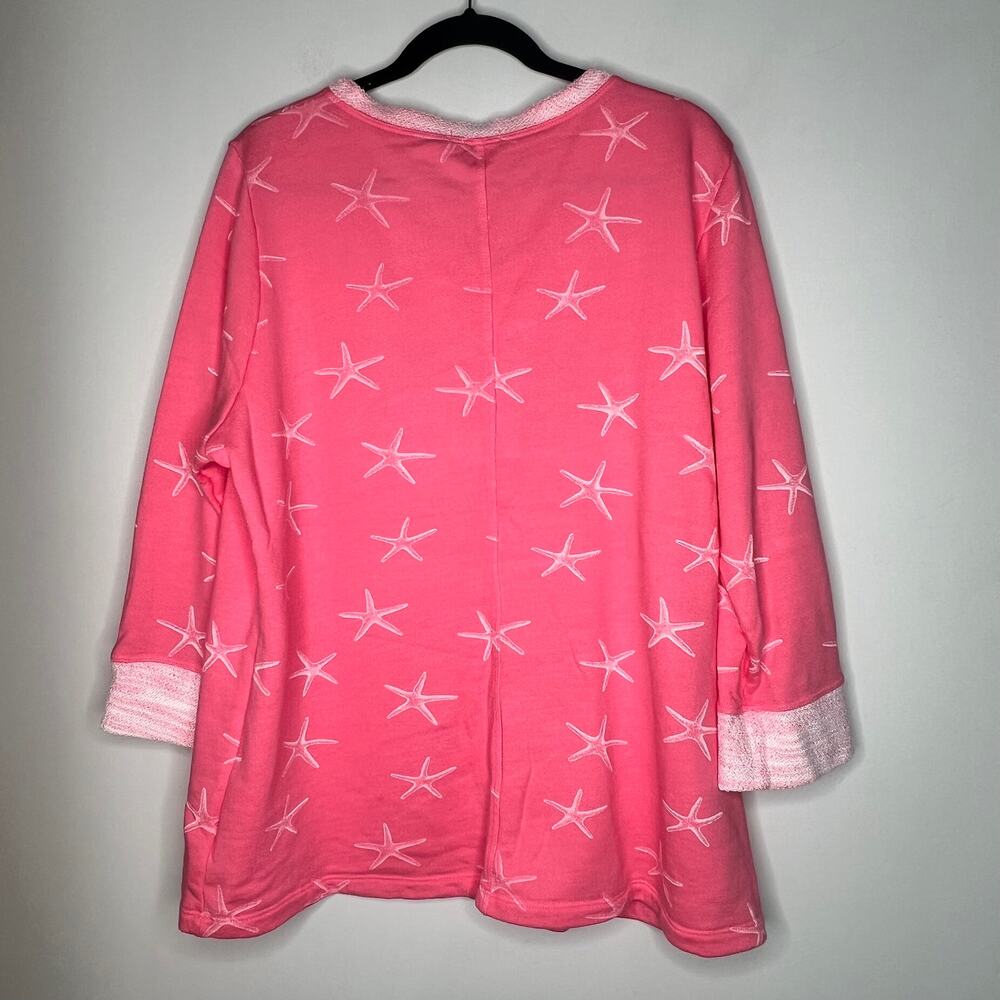 Fresh Produce Sea Star Sunset Sweatshirt Size XXL - Picture 3 of 6